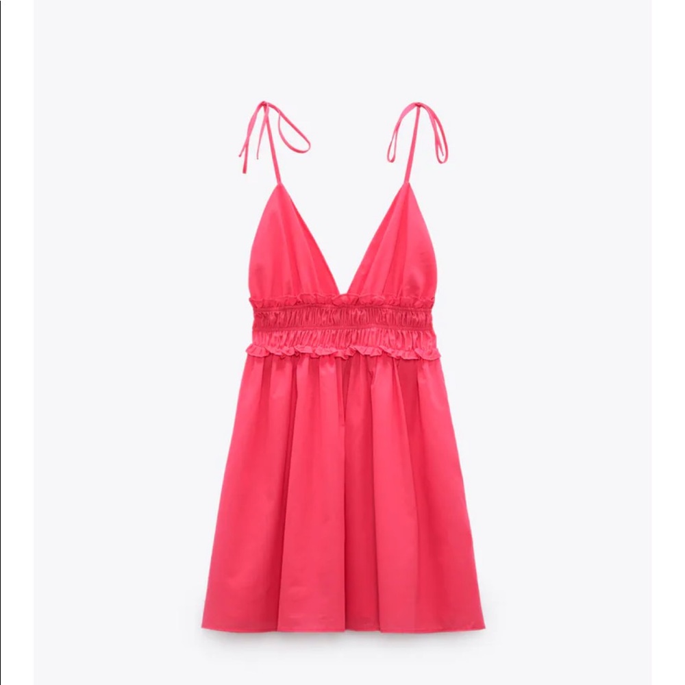 BNWT Zara Ruffle Mini Dress